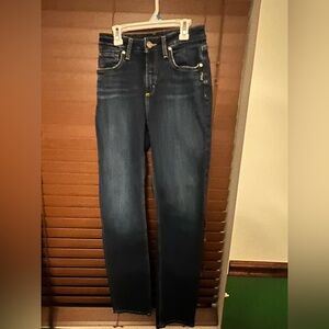 Silver Jeans Women's Straight Leg Jeans - Dark Blue